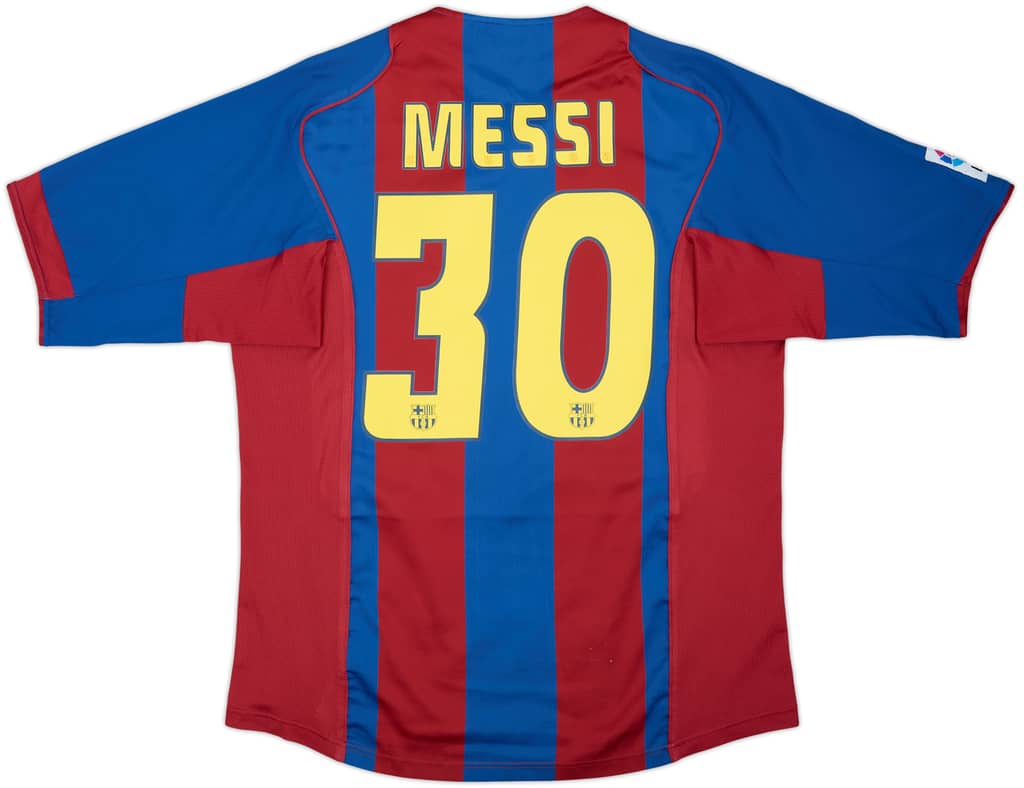 2004-05 Barcelona Home Shirt Messi #30 - 8/10 - (L)
