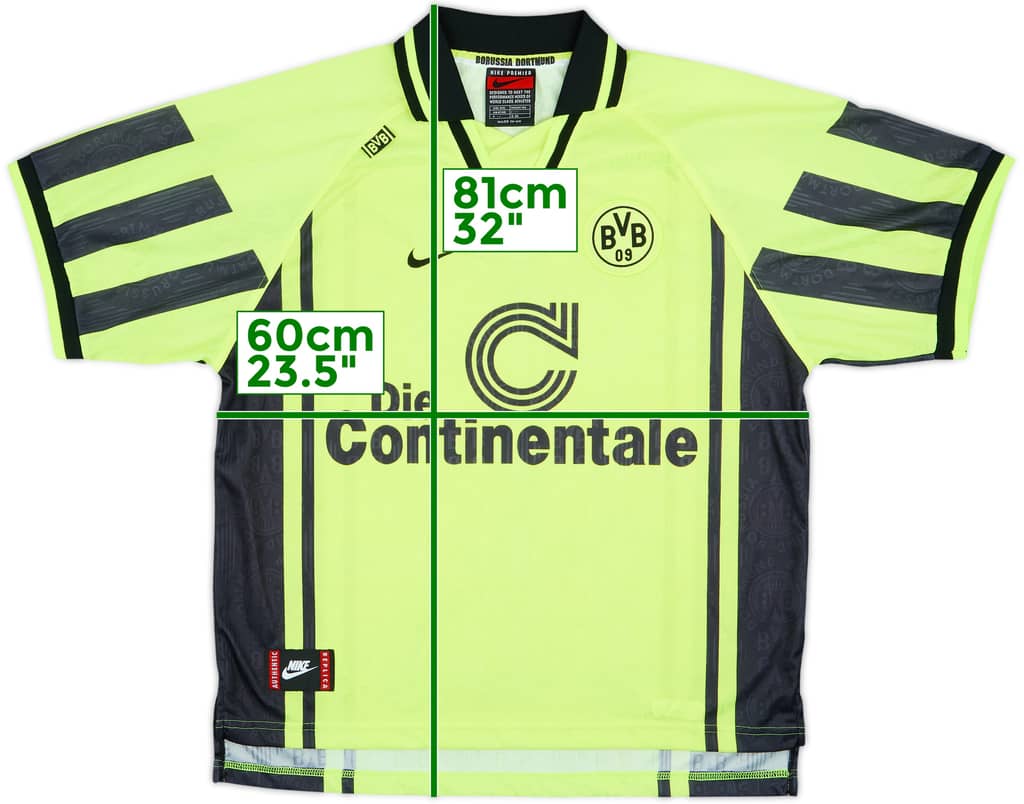 1996-97 Borussia Dortmund Home Shirt - 8/10 - (XXL)