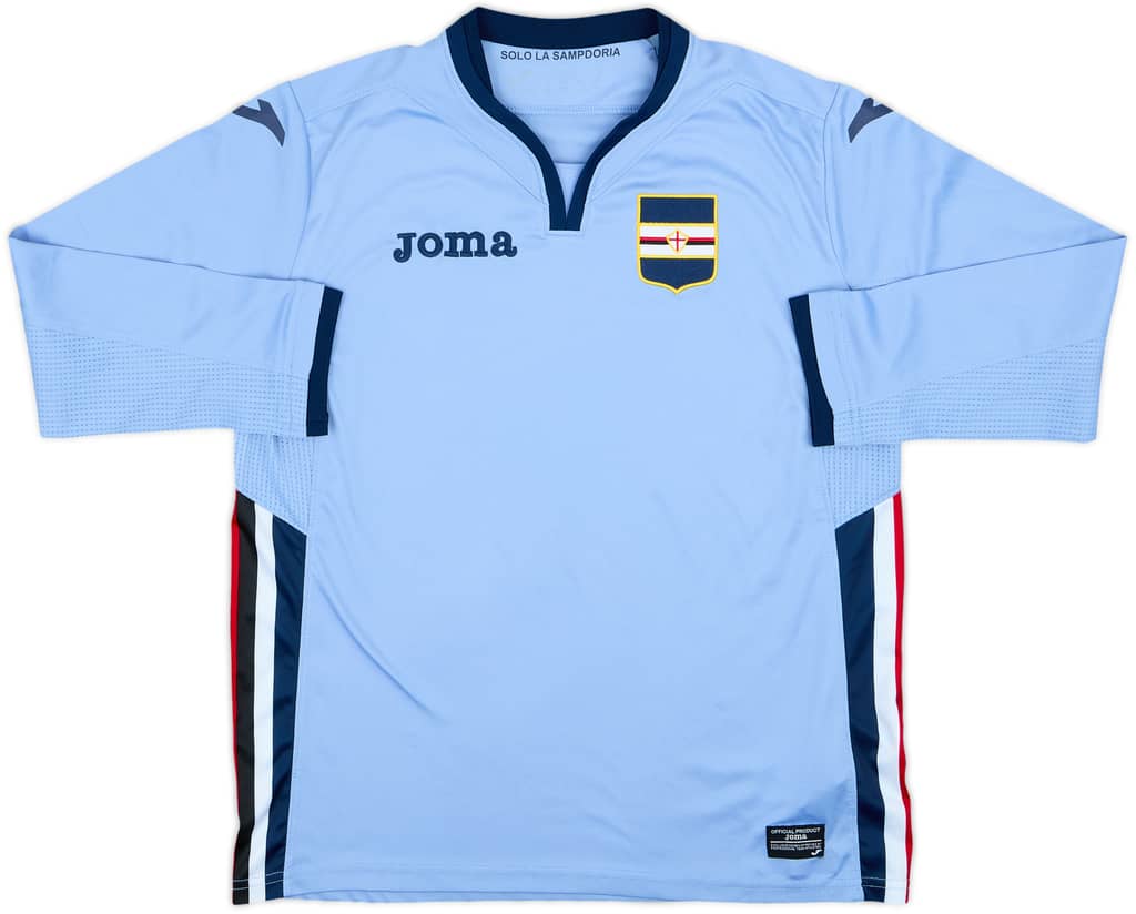 2016-17 Sampdoria Third L/S Shirt - 8/10 - (XL.Boys)