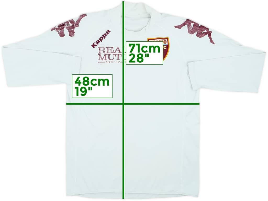 Camiseta de visitante L/S del Torino 2009-10 - 4/10 - (M)