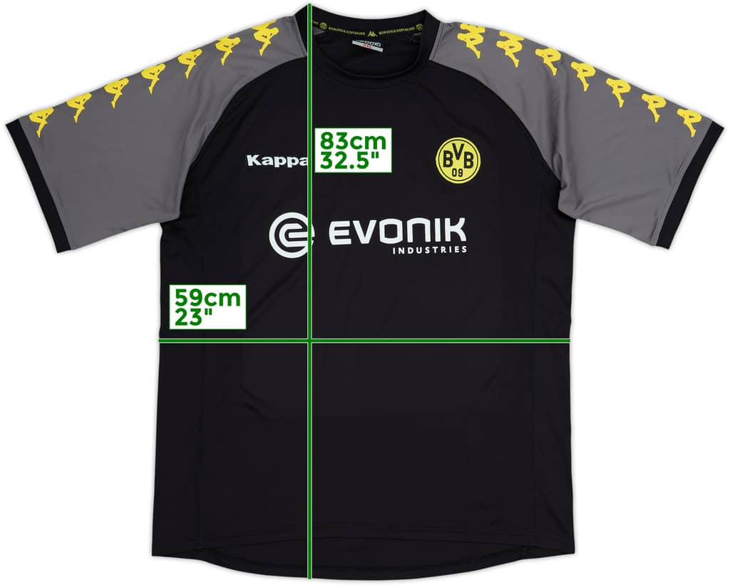 2011-12 Borussia Dortmund Kappa Training Shirt - 9/10 - (XXL)