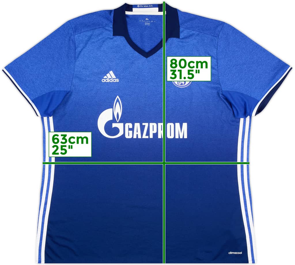 2016-18 Schalke Home Shirt - 6/10 - (XXL)