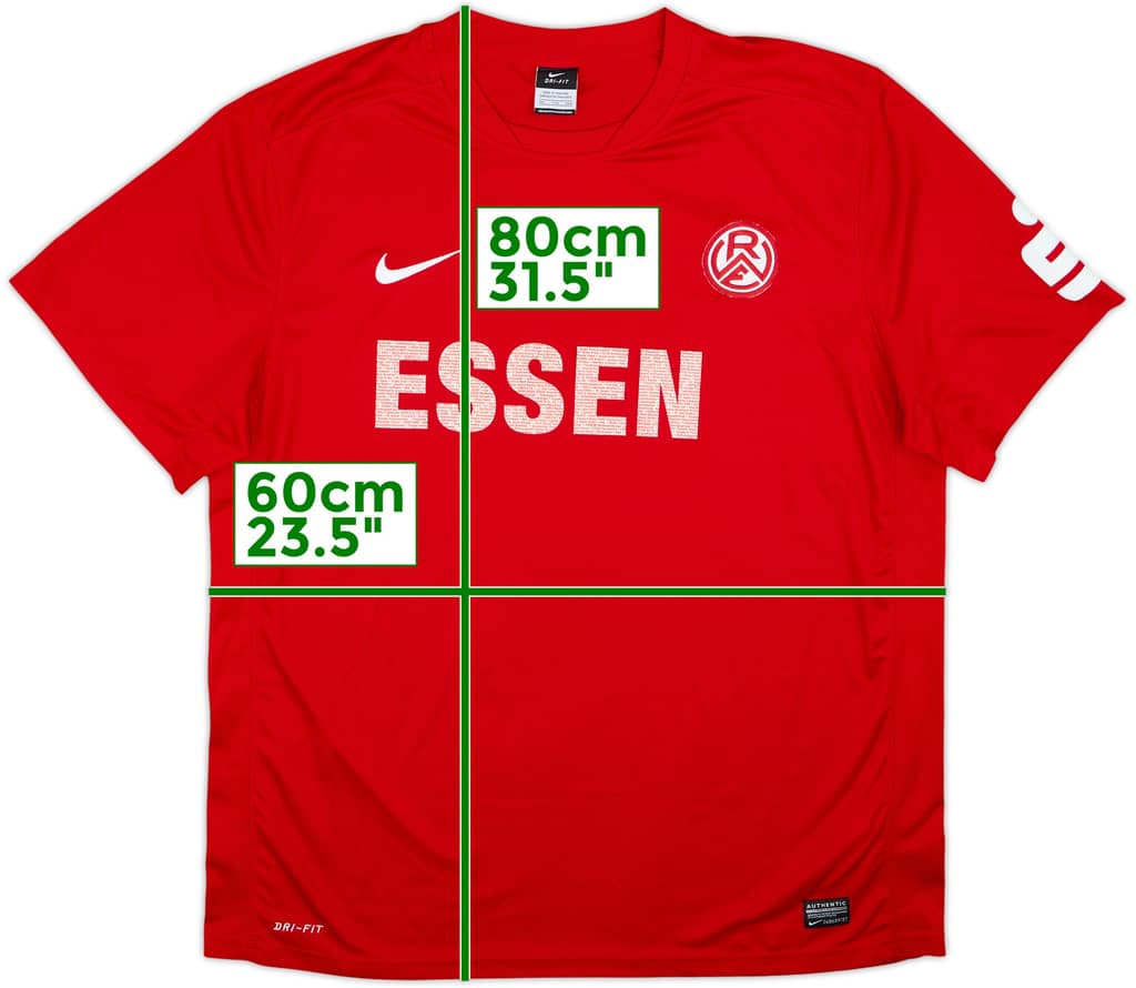 2013-14 Rot-Weiss Essen Home Shirt - 9/10 - (XXL)