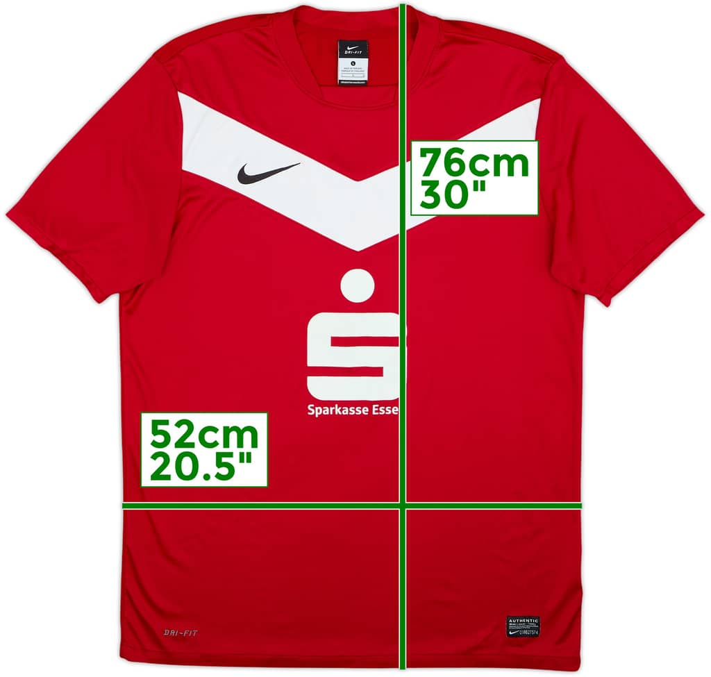 2011-12 Rot-Weiss Essen Home Shirt - 7/10 - (L)