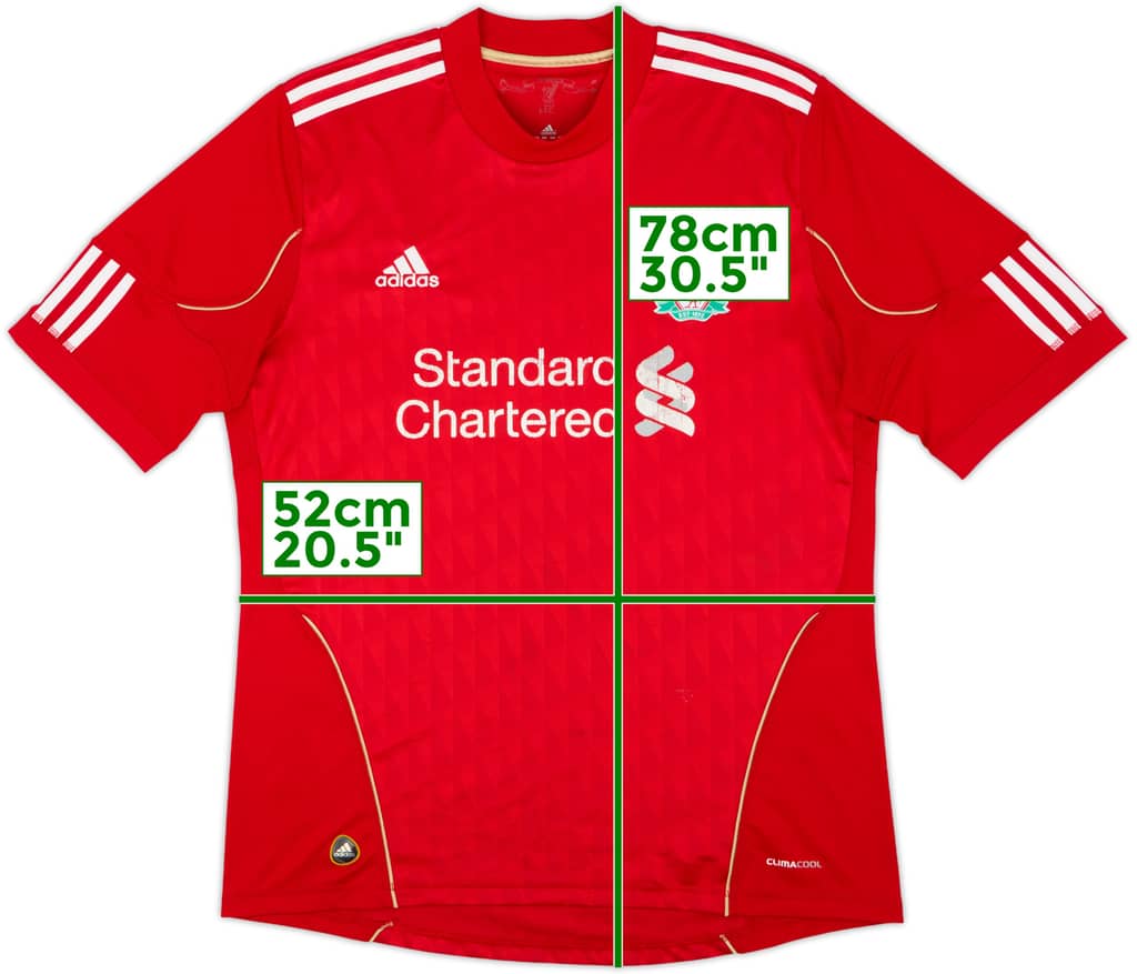 2010-12 Liverpool Home Shirt - 5/10 - (L)