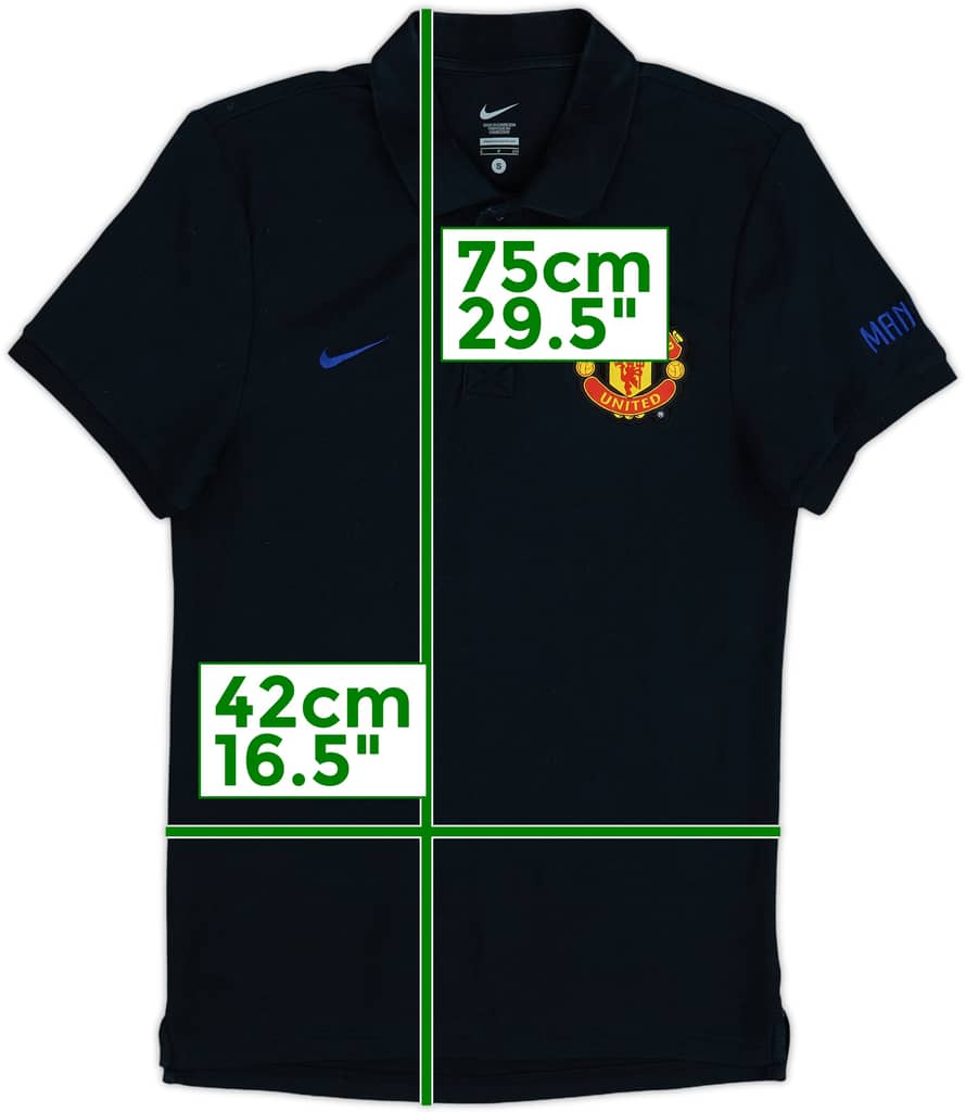 2011-12 Manchester United Nike Polo Shirt - 6/10 - (S)