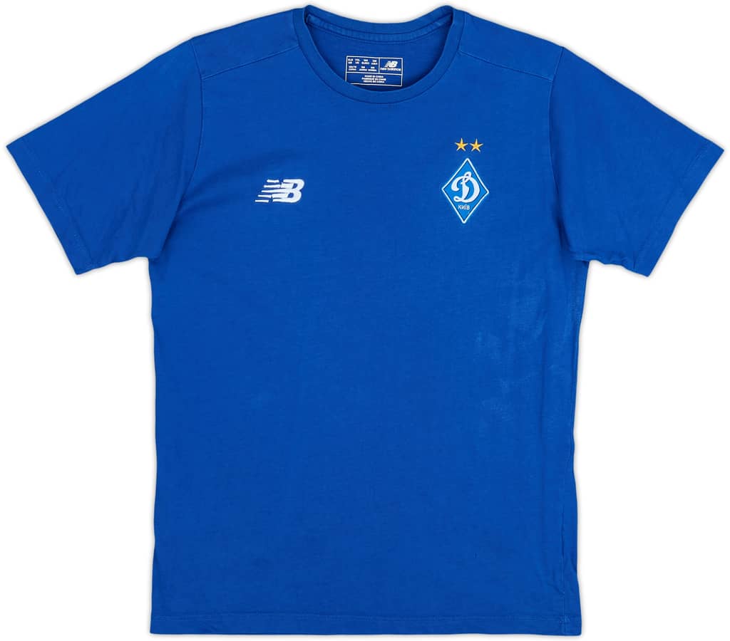 2018-19 Dynamo Kiev New Balance Cotton Tee - 6/10 - (14-16 Years)