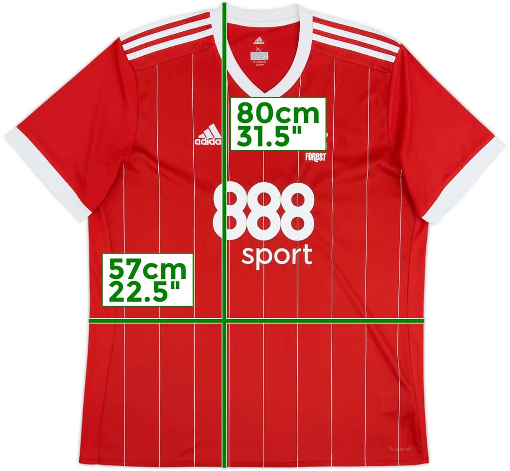 2017-18 Nottingham Forest Home Shirt - 6/10 - (XL)
