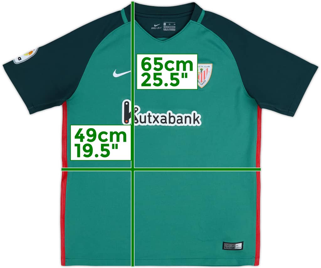 2016-17 Athletic Bilbao Away Shirt - 8/10 - (XL.Boys)