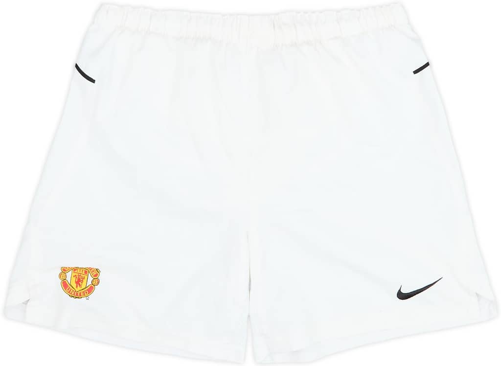 2004-06 Manchester United Home Shorts - 7/10 - (M.Boys)