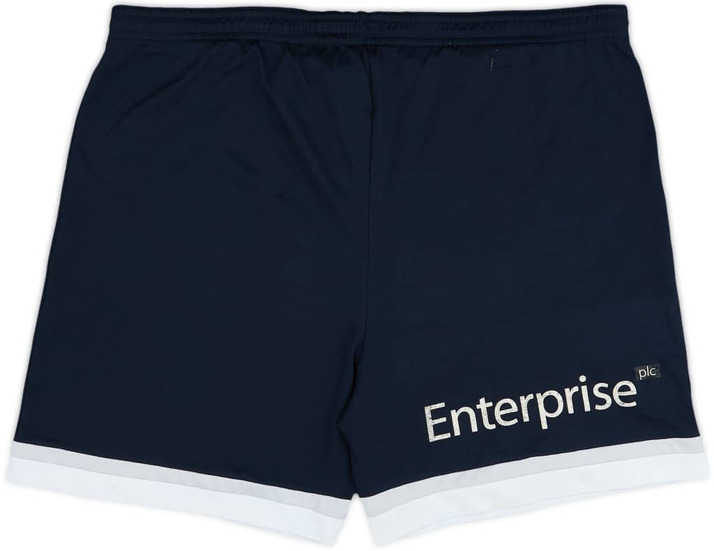 2007-08 Preston North End Player Issue Home Shorts #4 - 6/10 - (L)