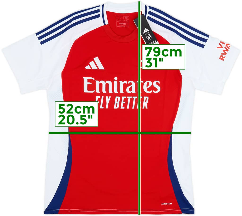 2024-25 Arsenal Home Shirt (L)