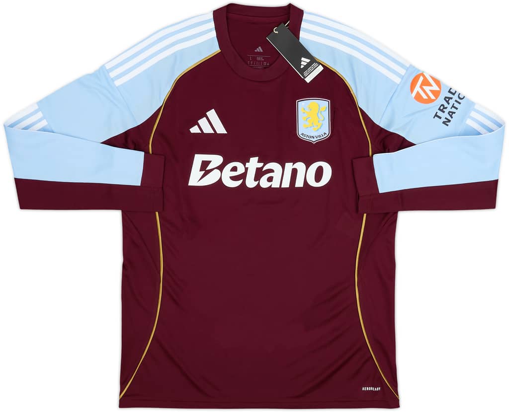 Camiseta de local L/S del Aston Villa 2025-26 (L)