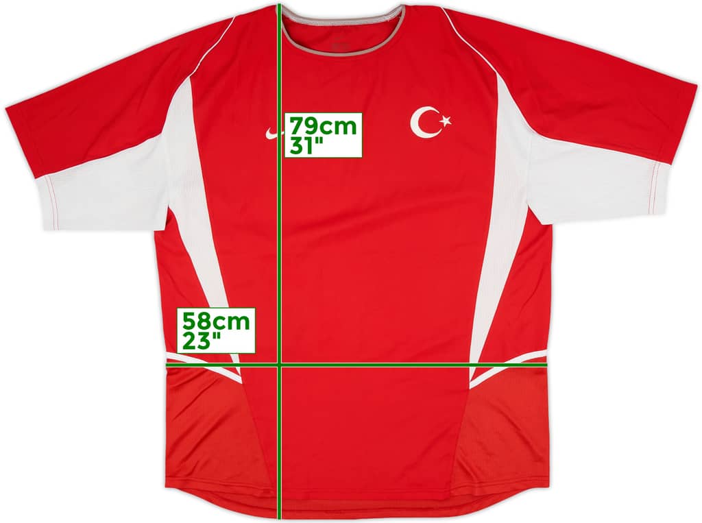 2003-04 Turkey Home Shirt - 6/10 - (XXL)