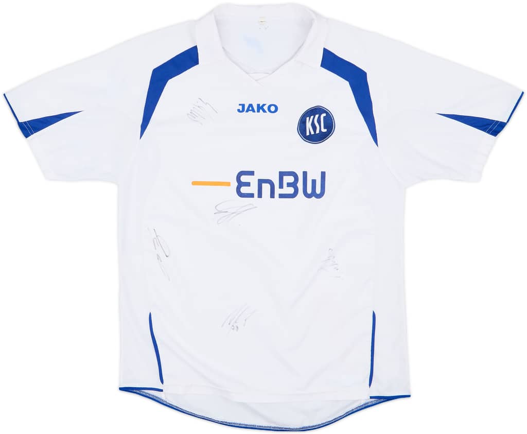 2006-07 Karlsruher 'Signed' Away Shirt - 6/10 - (M)