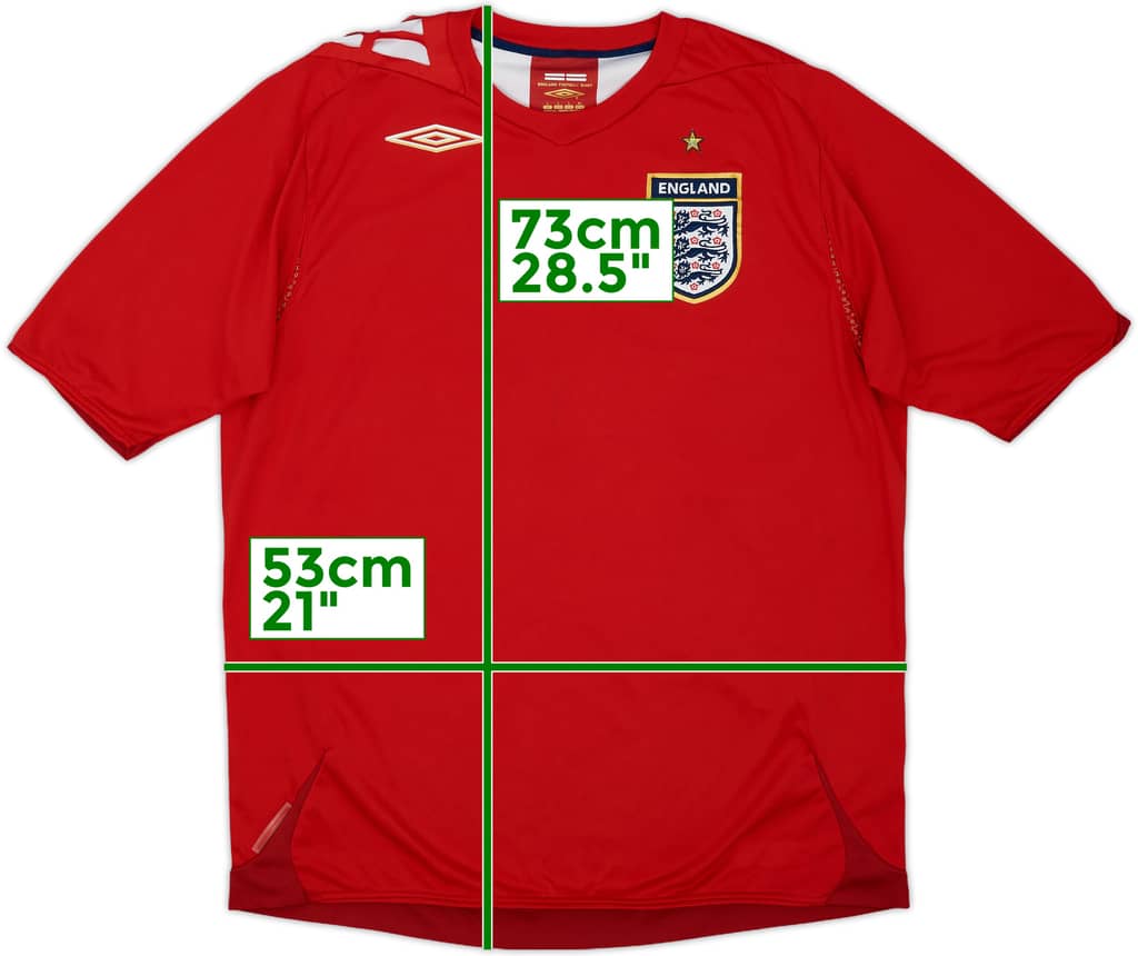 2006-08 England Away Shirt - 5/10 - (L)