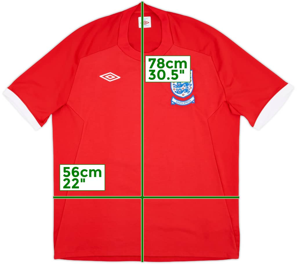 2010-11 England Away Shirt - 8/10 - (L)