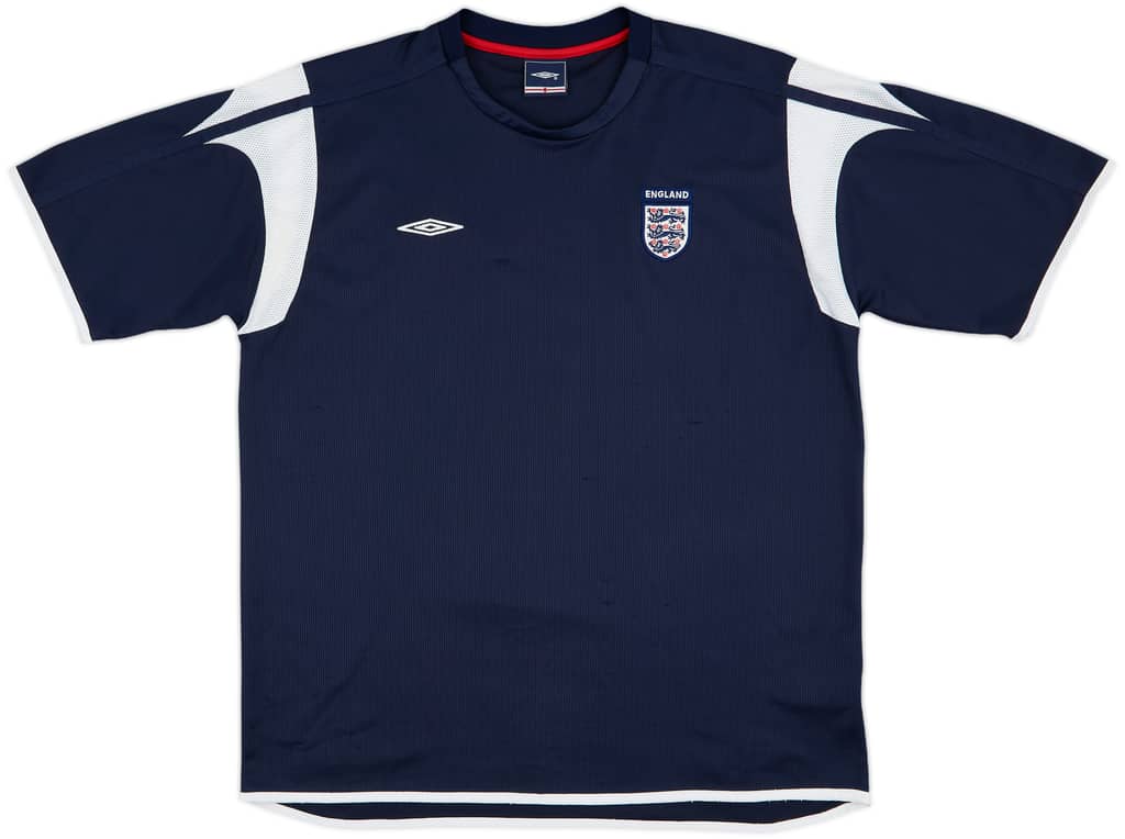 2005-06 England Umbro Training Shirt - 7/10 - (XL)