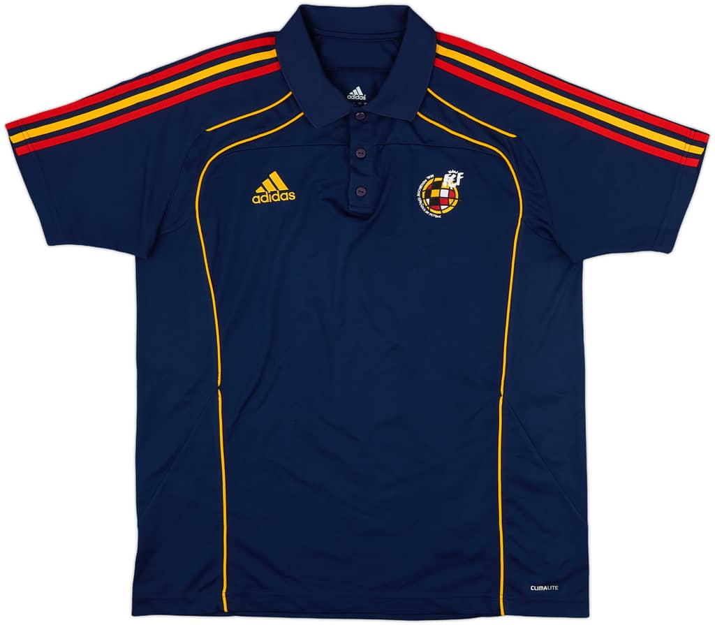 2010-12 Spain adidas Polo Shirt - 10/10 - (XL)