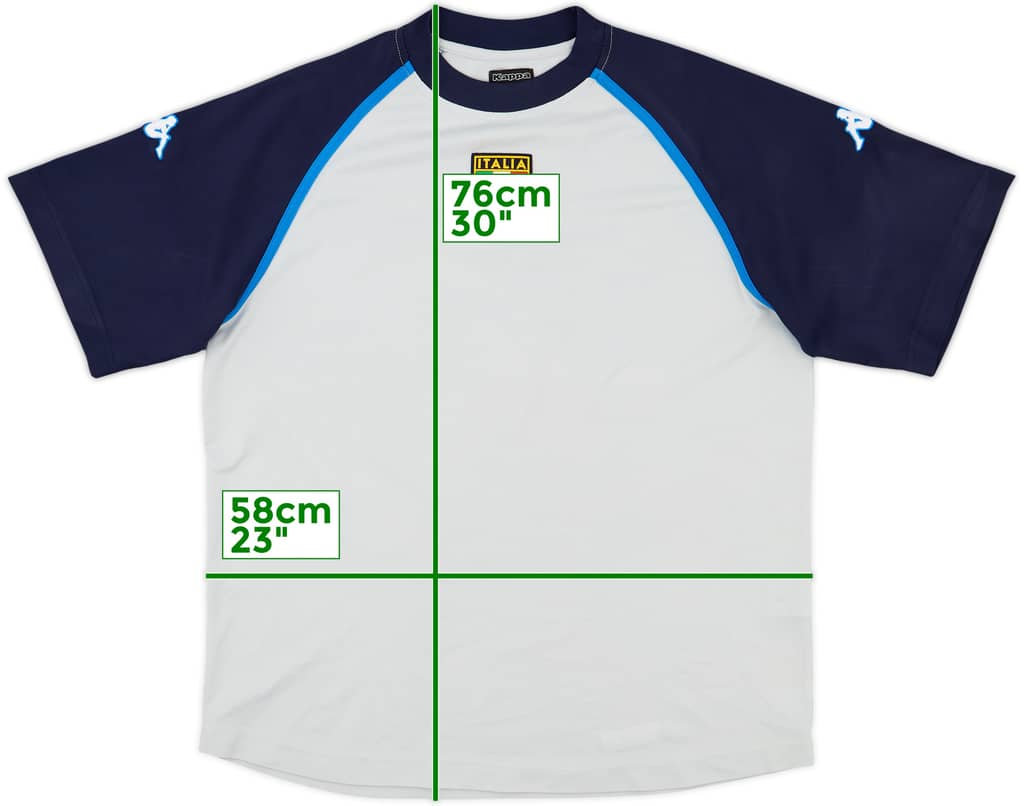2002-03 Italy Kappa Training Shirt - 9/10 - (L)
