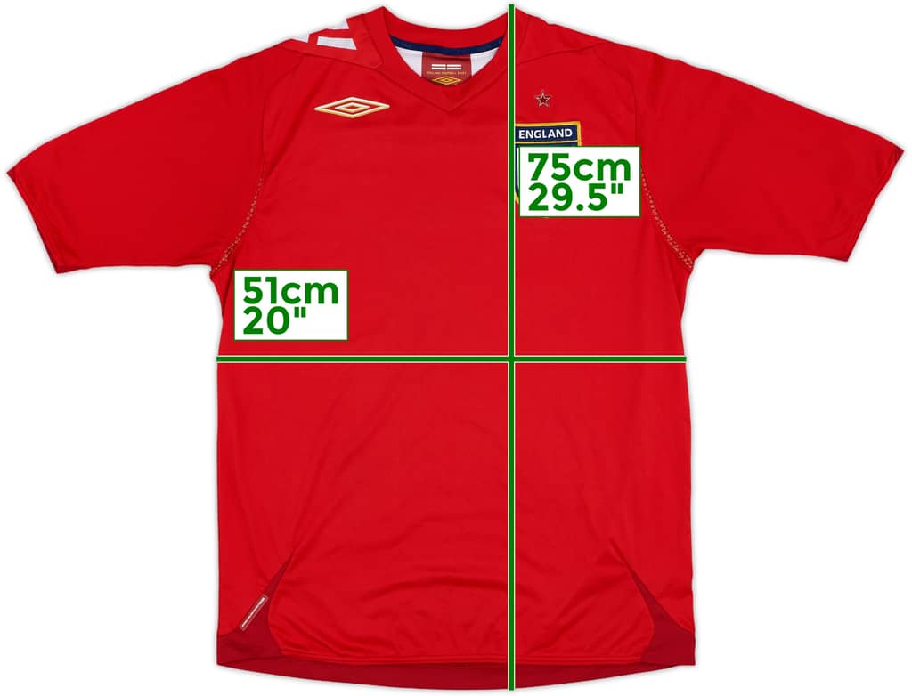 2006-08 England Away Shirt - 5/10 - (M)
