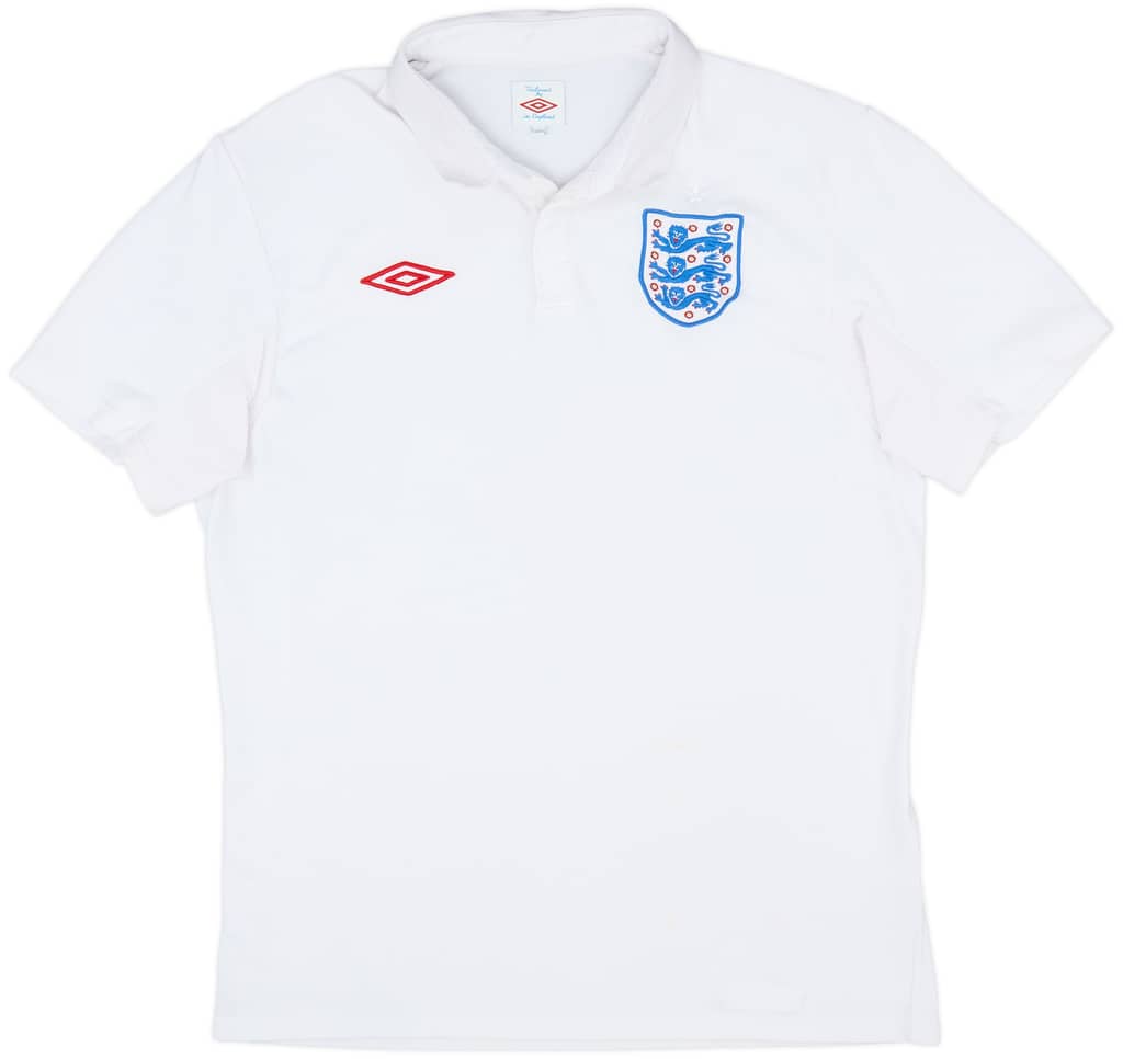2009-10 England Home Shirt - 7/10 - (L)