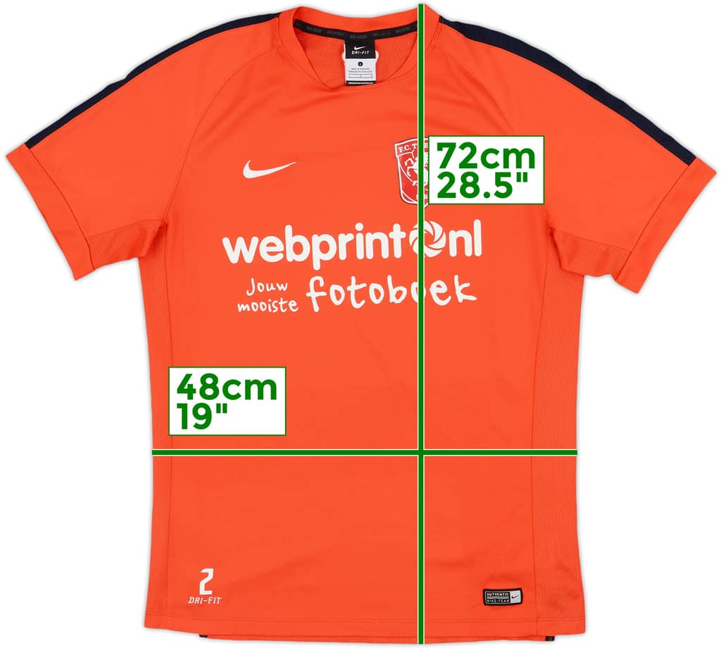 2015-16 FC Twente Player Issue Nike Training Shirt #2 - 6/10 - (L)