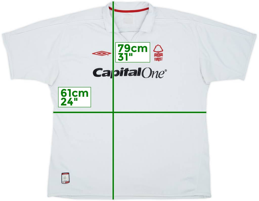 2003-04 Nottingham Forest Away Shirt - 5/10 - (XXL)
