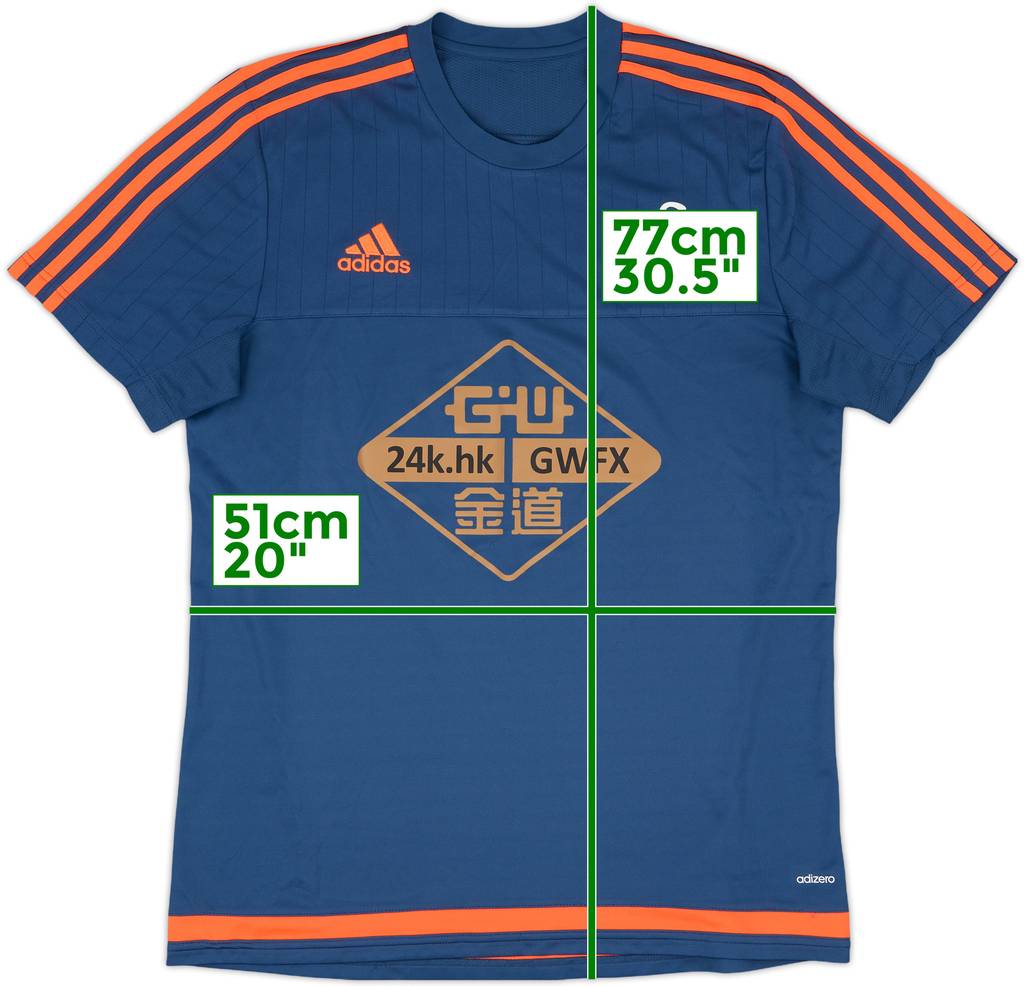 2015-16 Swansea adidas Training Shirt - 9/10 - (L)