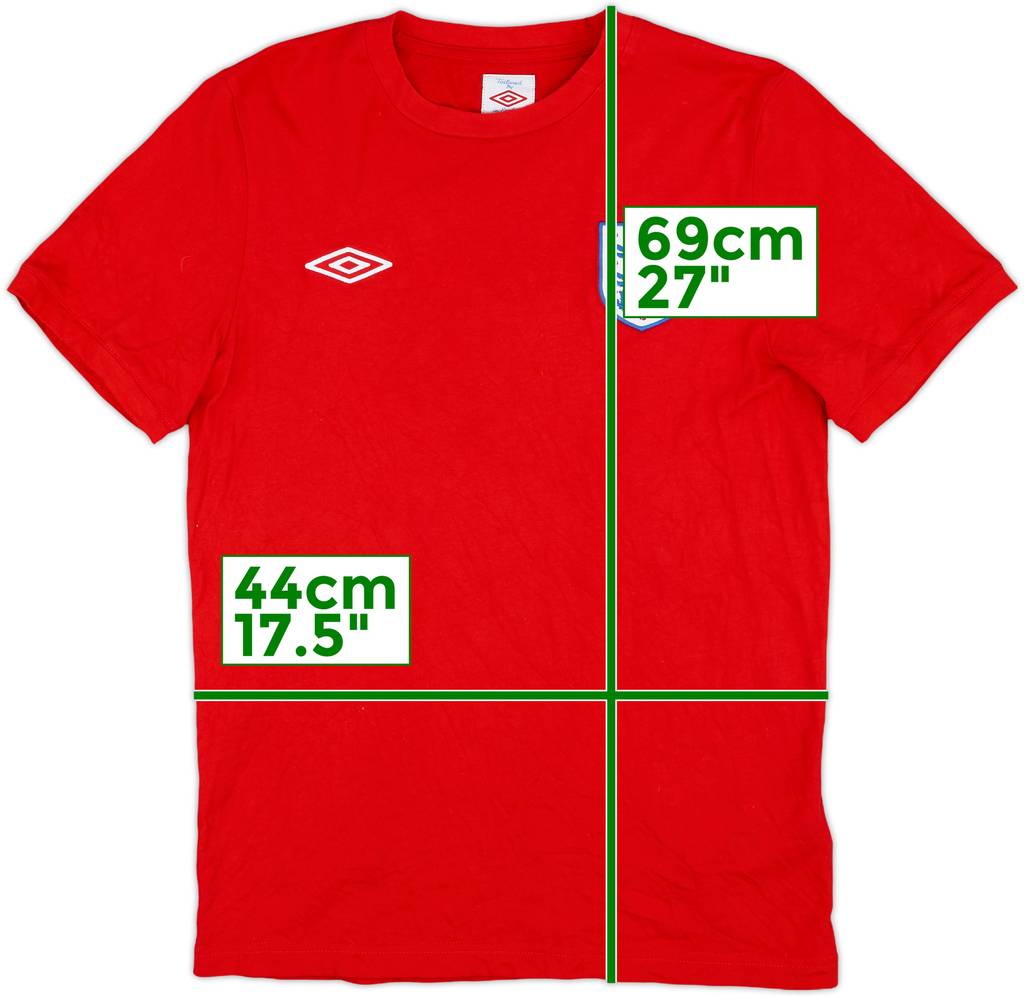 2010-11 England Umbro Training Shirt - 9/10 - (M)