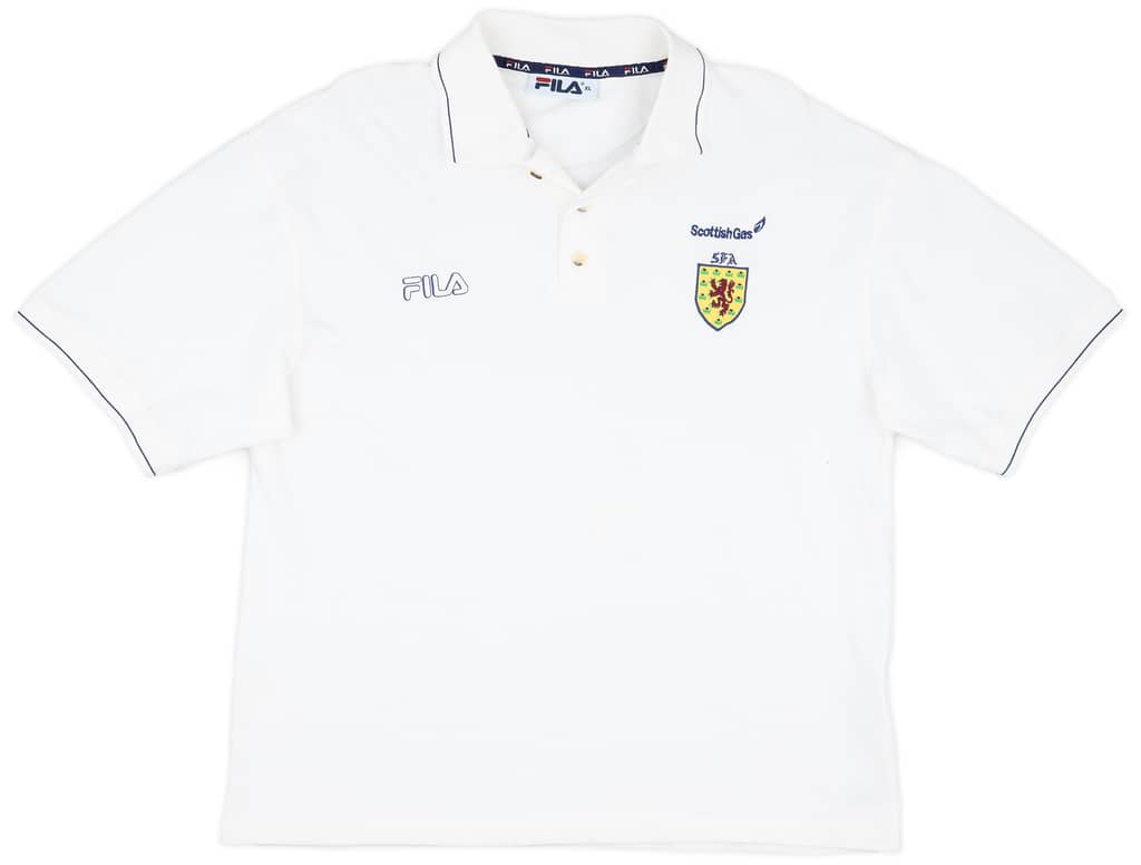 2000-02 Scotland Fila Polo Shirt - 10/10 - (XL)