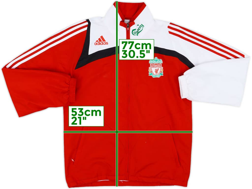 2007-08 Liverpool adidas Track Jacket - 8/10 - (S)