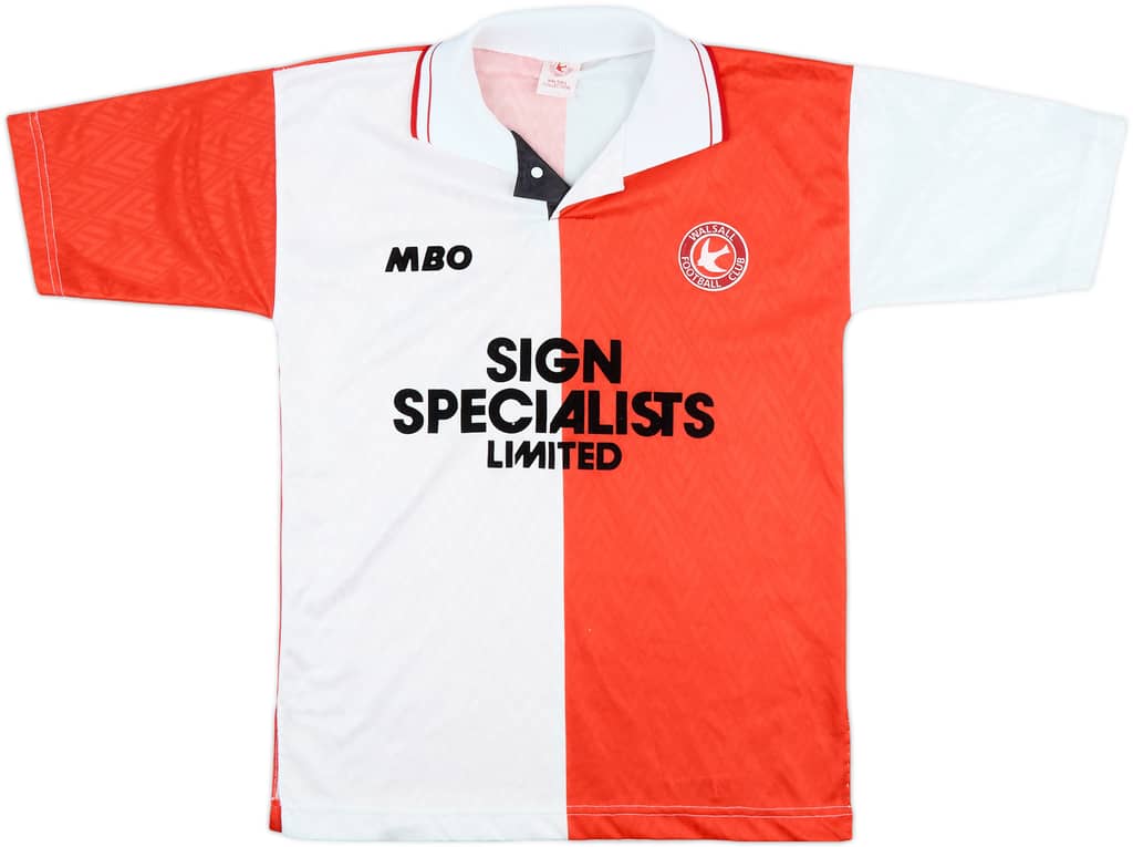 1993-94 Walsall Home Shirt - 10/10 - (S)