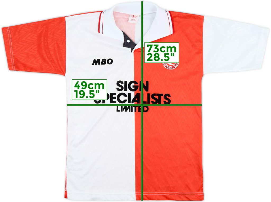 1993-94 Walsall Home Shirt - 10/10 - (S)