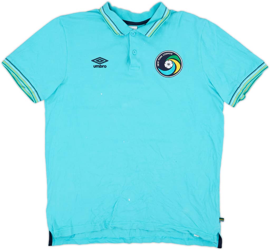 2010-12 New York Cosmos Umbro Polo Shirt - 9/10 - (L)