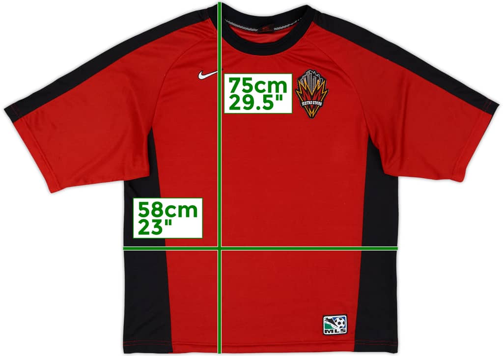 1998-99 NY/NJ Metrostars Nike Training Shirt - 9/10 - (L)