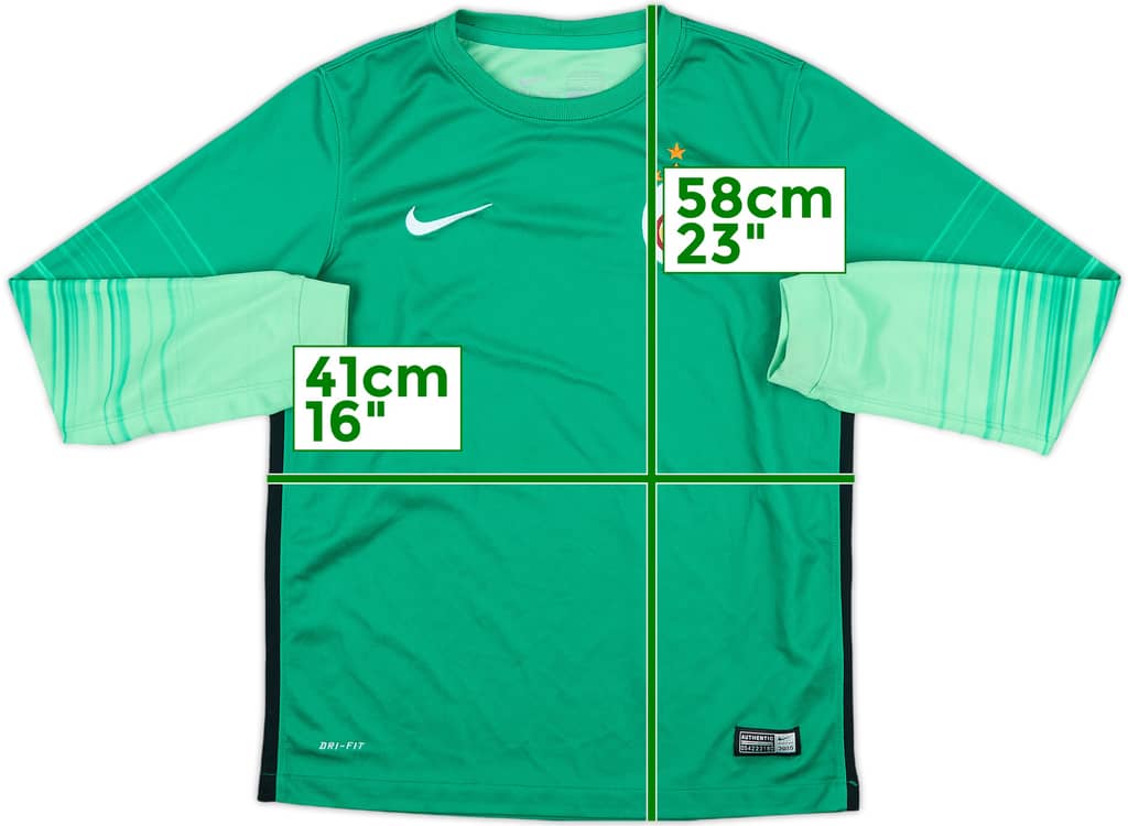 2015-16 Galatasaray GK Shirt - 7/10 - (M.Boys)