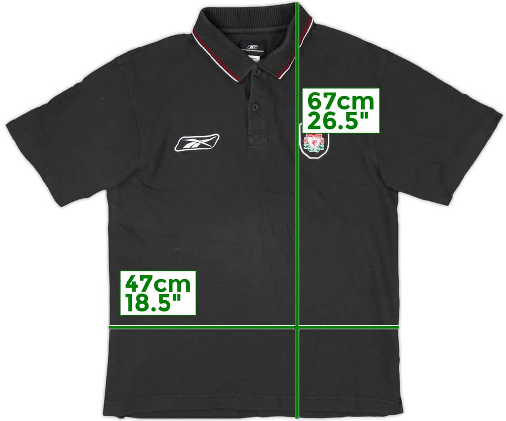 2004-05 Liverpool Reebok Polo Shirt - 8/10 - (M)
