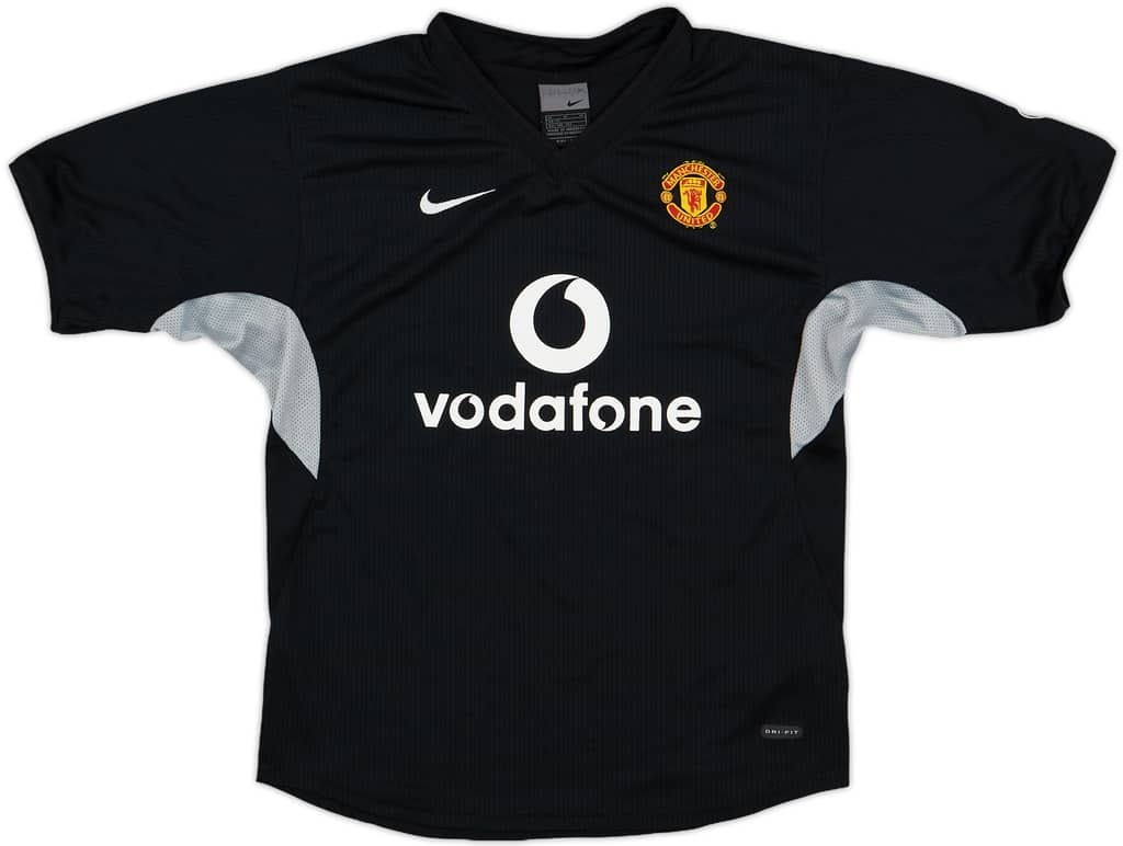2003-04 Manchester United Nike Training Shirt - 8/10 - (M.Boys)