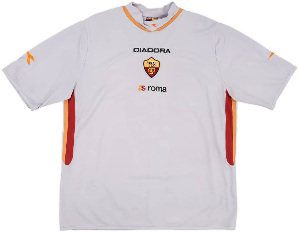 2003-04 Roma Diadora Training Shirt - 5/10 - (XXL)