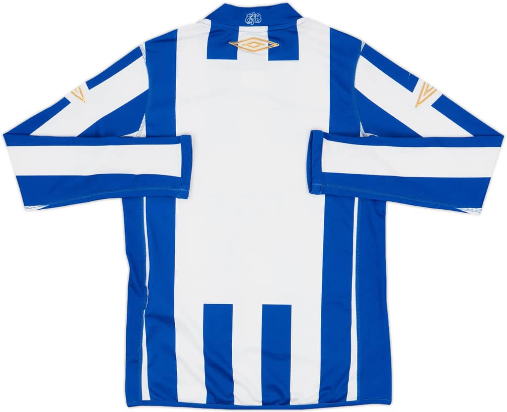 2007-08 Esbjerg Home L/S Shirt - 8/10 - (S)