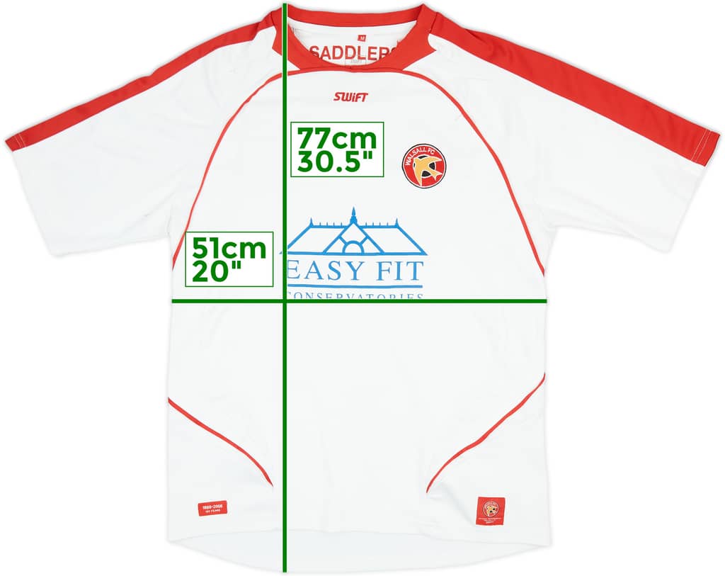 2008-09 Walsall Home Shirt - 7/10 - (M)