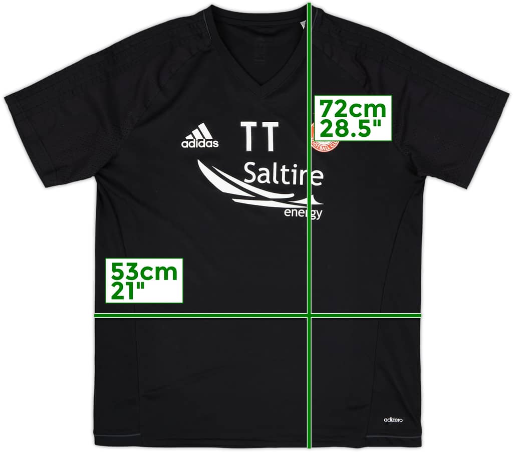 2017-18 Aberdeen adidas Staff Issue Training Shirt TT - 7/10 - (L)