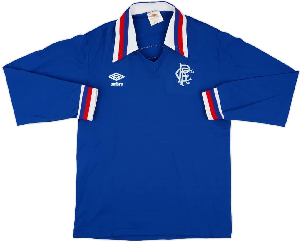 1978-82 Rangers Home L/S Shirt #9 - 8/10 - (M)