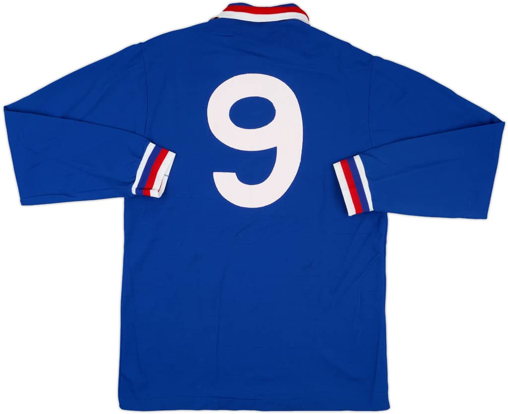 1978-82 Rangers Home L/S Shirt #9 - 8/10 - (M)