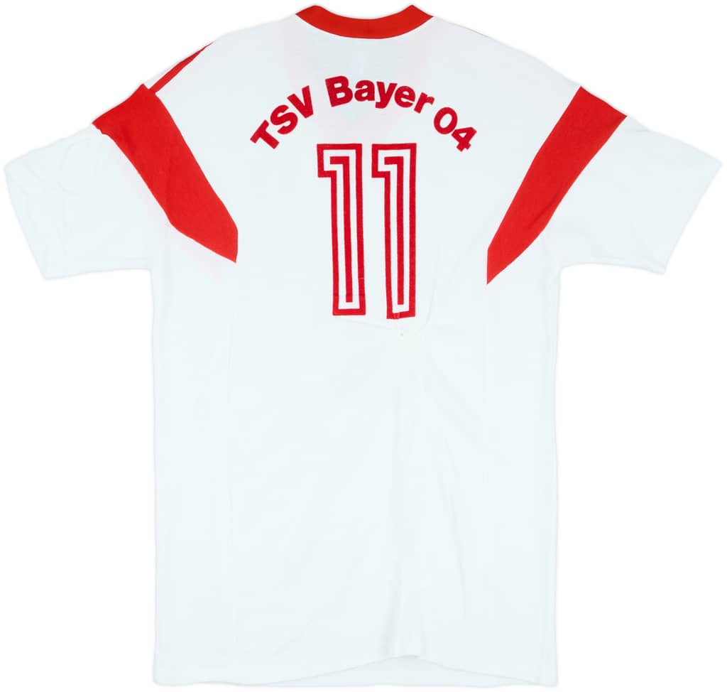 1986-87 Bayer Leverksuen Match Issue Home Shirt #11