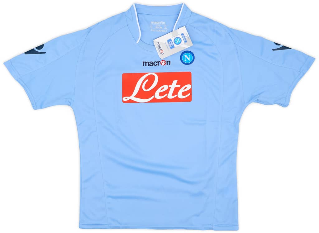 2009-10 Napoli Basic Home Shirt Lavezzi #7 (XS)