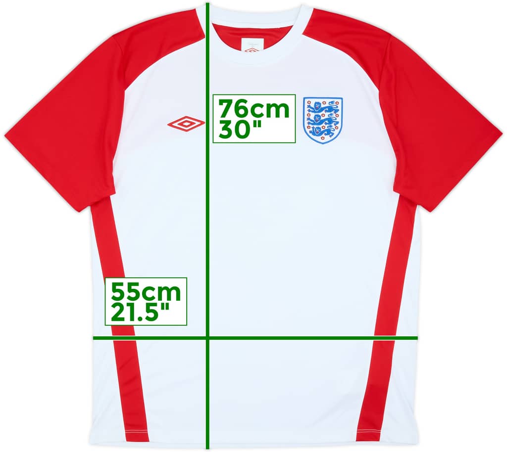 2012-13 England Umbro Training Shirt - 9/10 - (XL)