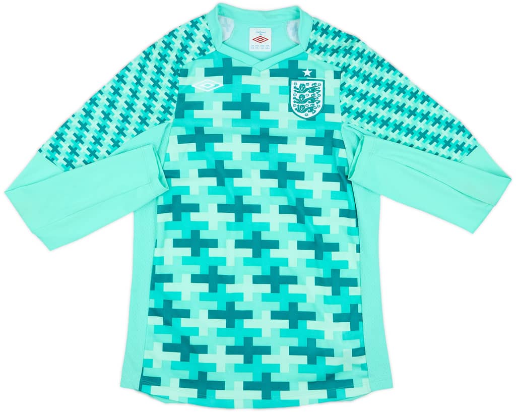 2011-12 England GK Shirt - 8/10 - (XL.Boys)