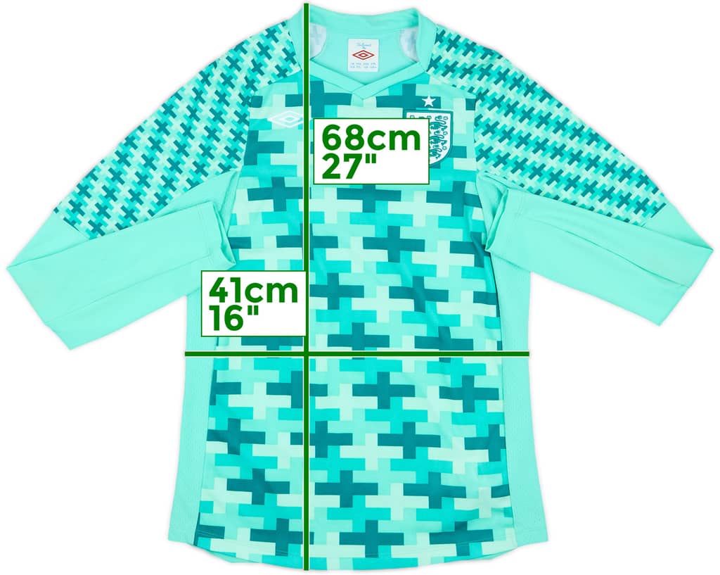 2011-12 England GK Shirt - 8/10 - (XL.Boys)